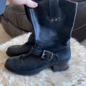 FRYE Martina Engineer Short Boot Size 7